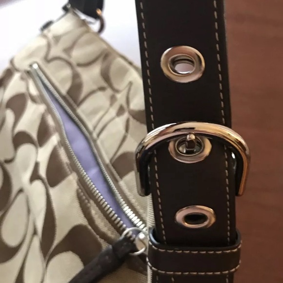 Coach F15067 Soho Duffle/Crossbody in Khaki & Gold - Picture 5 of 7